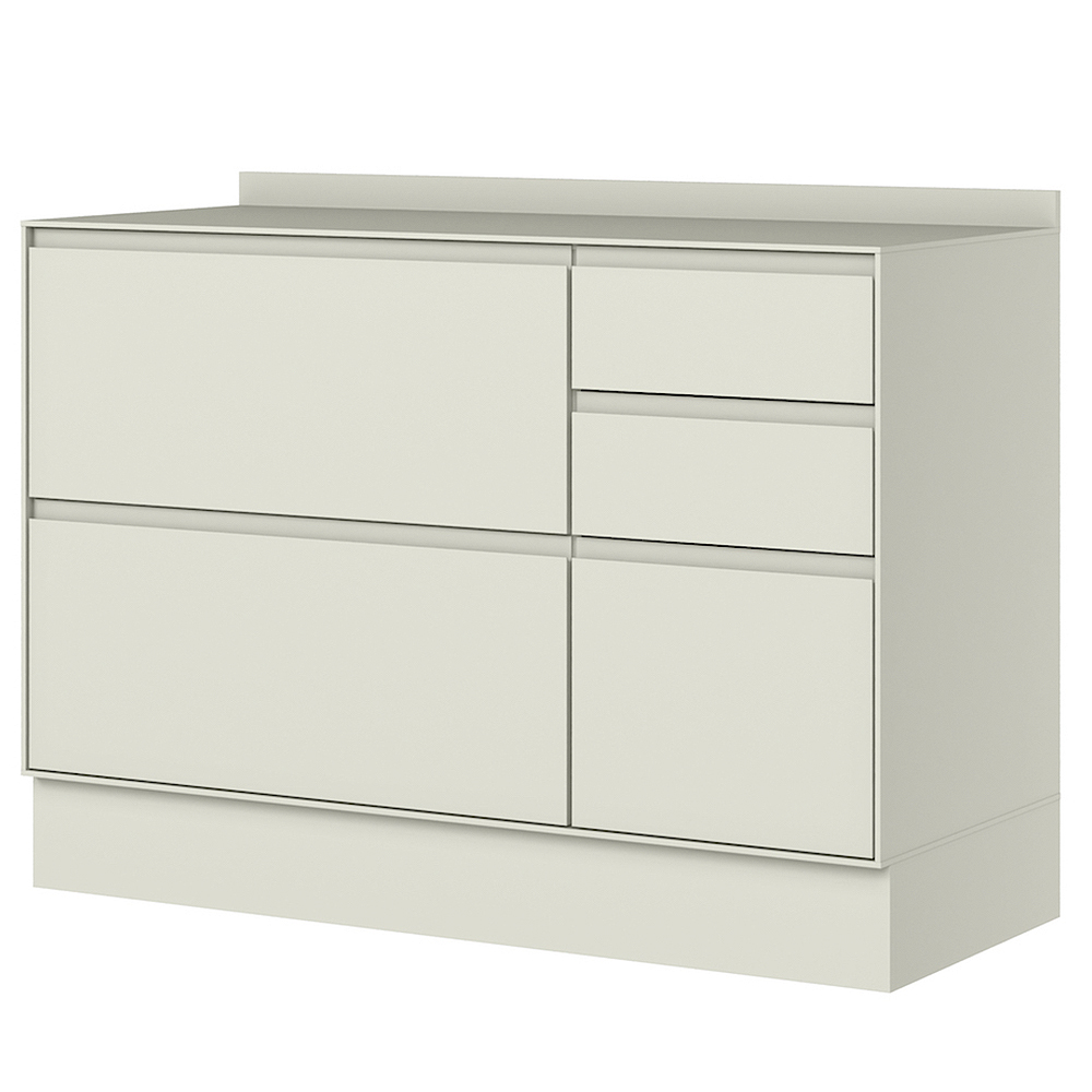 Balcão com Tampo 1 Porta 4 Gaveta 120cm Fineze Henn